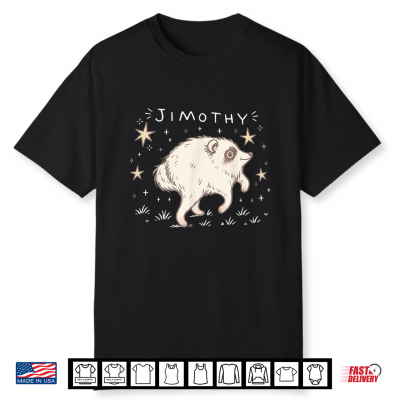 Jimothy Cute Raccoon Stars Trash Panda Animal Lover Shirt