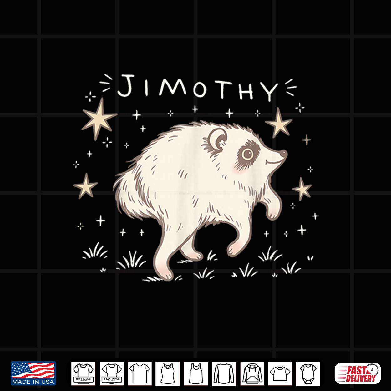 Jimothy Cute Raccoon Stars Trash Panda Animal Lover Shirt Jimothy Cute Raccoon Stars Trash Panda Animal Lover Shirt