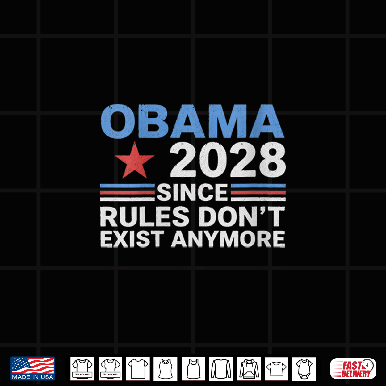 Obama 2028 Since Rules Don’T Exist Anymore Shirt
