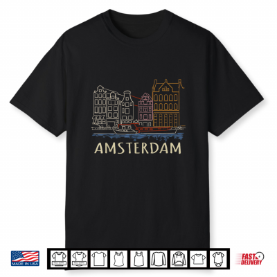 Amsterdam Netherlands Dutch Travel Love Shirt