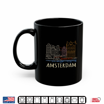 Mug Amsterdam Netherlands Dutch Travel Love Shirt