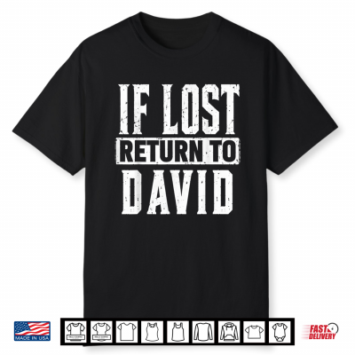 If Lost Return To David Couple Matching Shirt