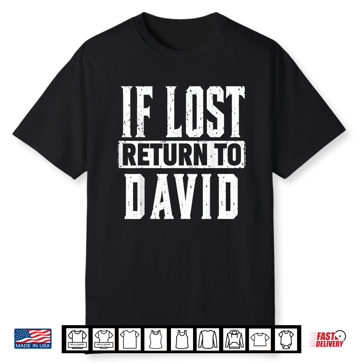 If Lost Return To David Couple Matching Shirt