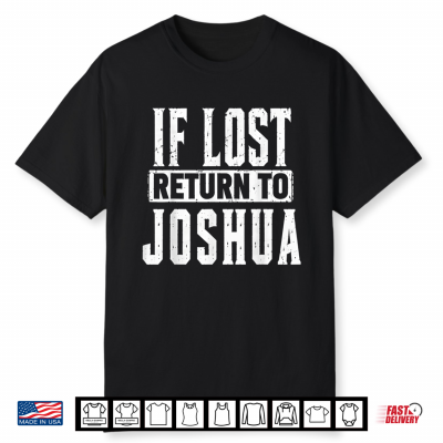 If Lost Return To Joshua Couple Matching Shirt
