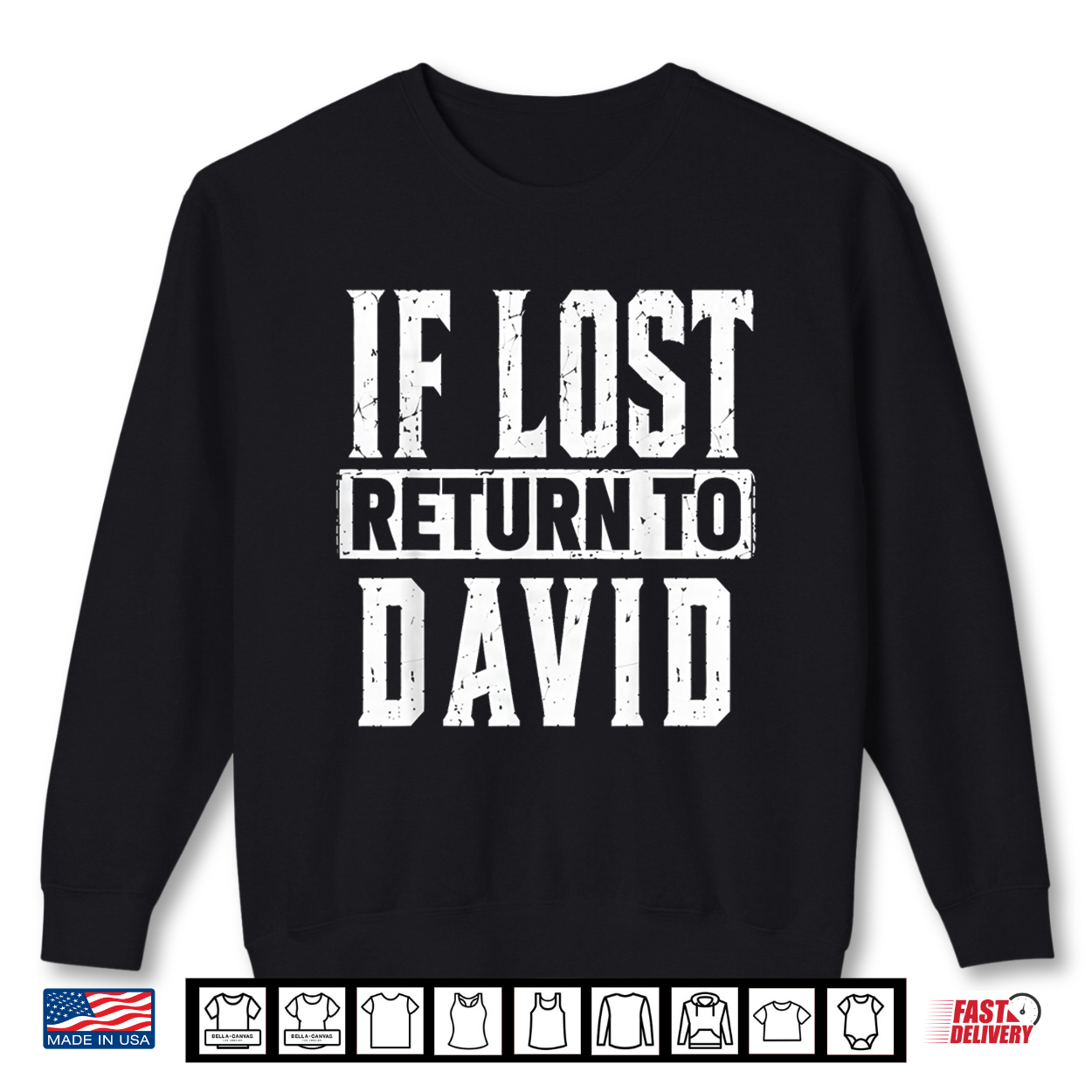 If Lost Return To David Couple Matching Shirt