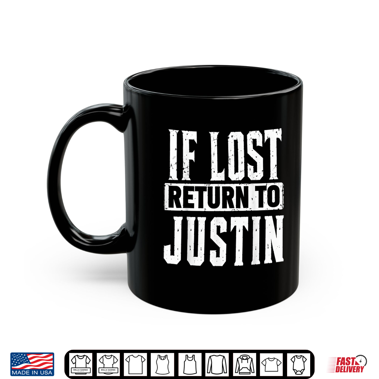If Lost Return To Justin Couple Matching Shirt