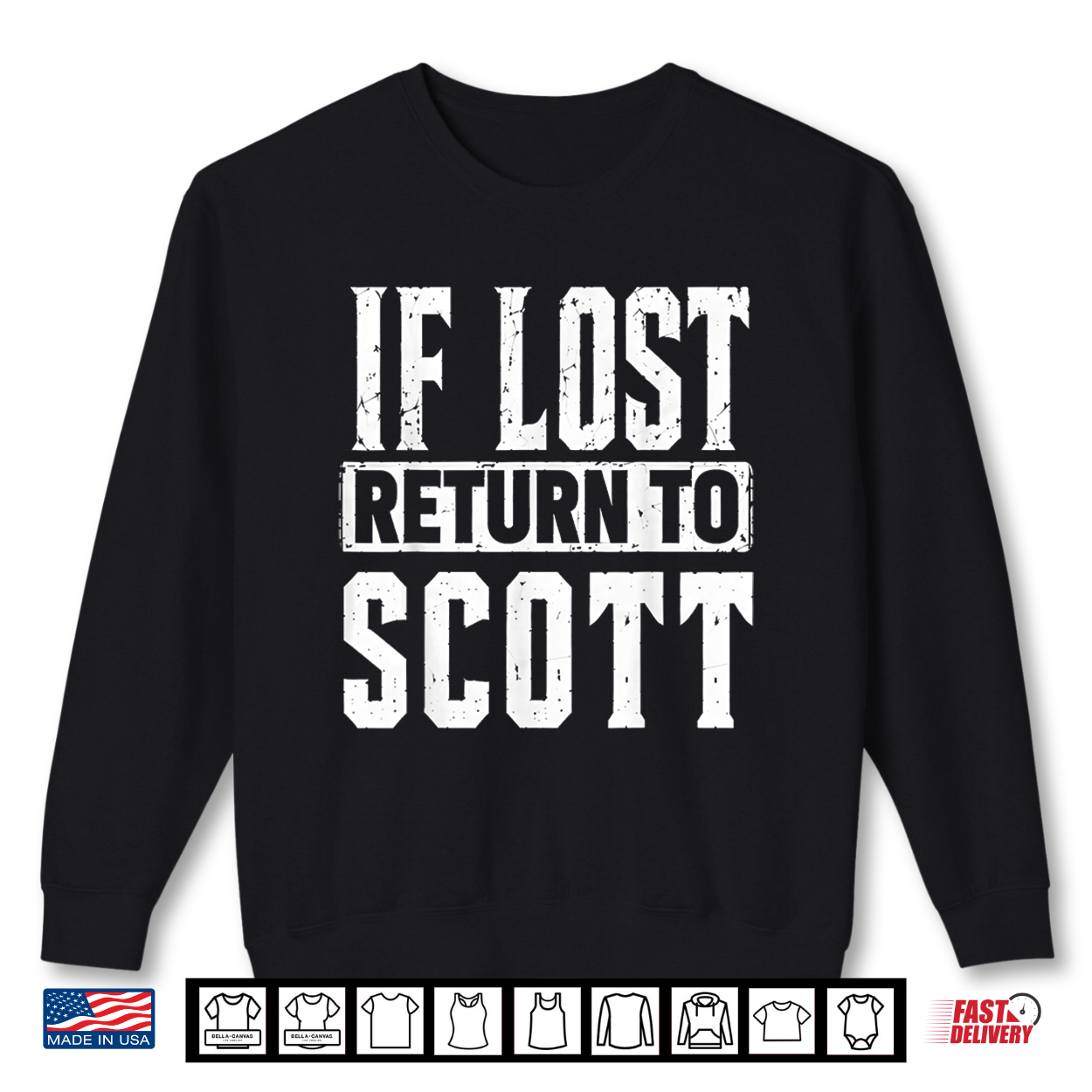 If Lost Return To Scott Couple Matching Shirt
