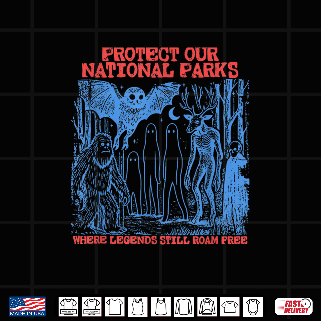 Protect Our National Parks Where Legends Still Roam Free Shirt Protect Our National Parks Where Legends Still Roam Free Shirt