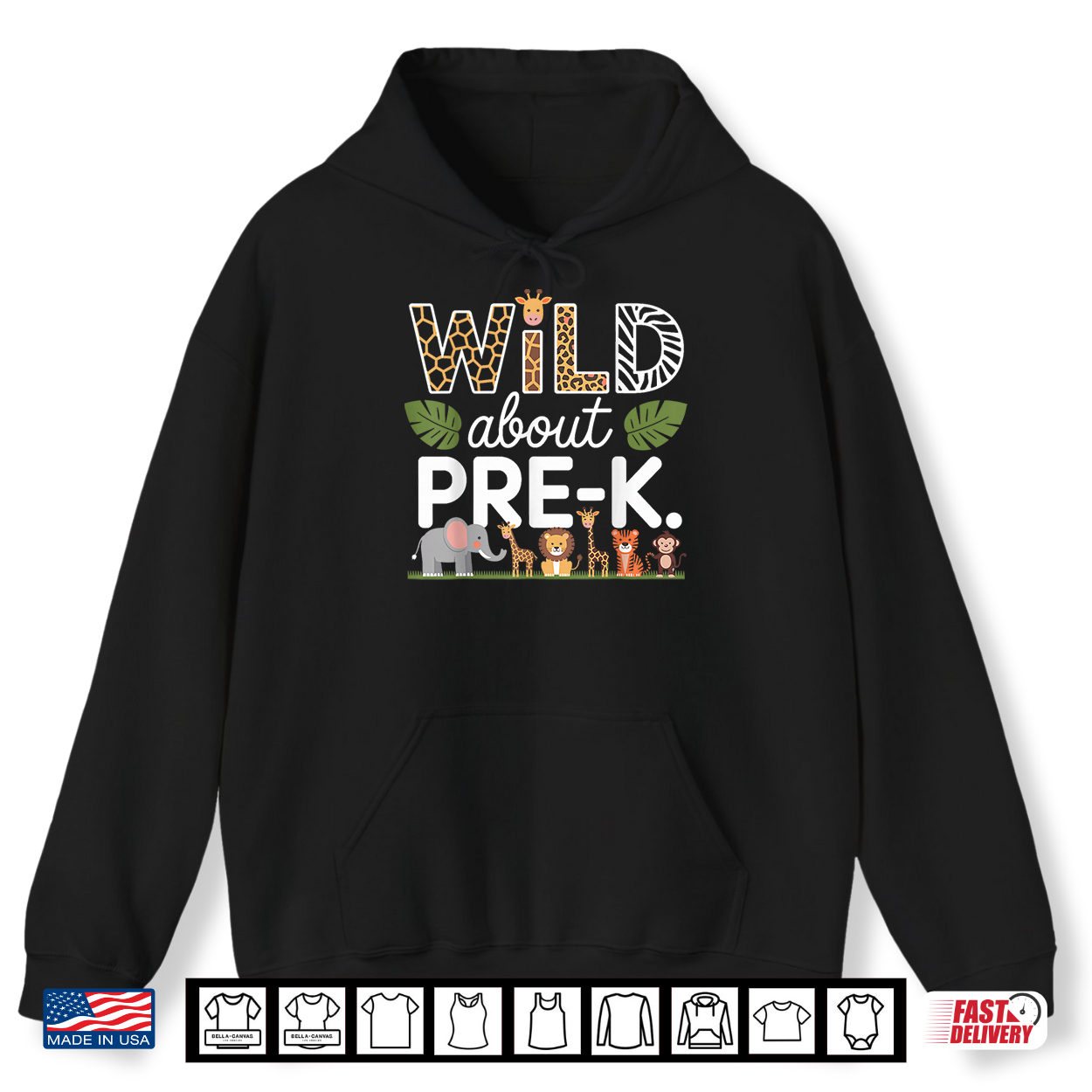 Wild About Pre K Teacher Student Back To School Shirt