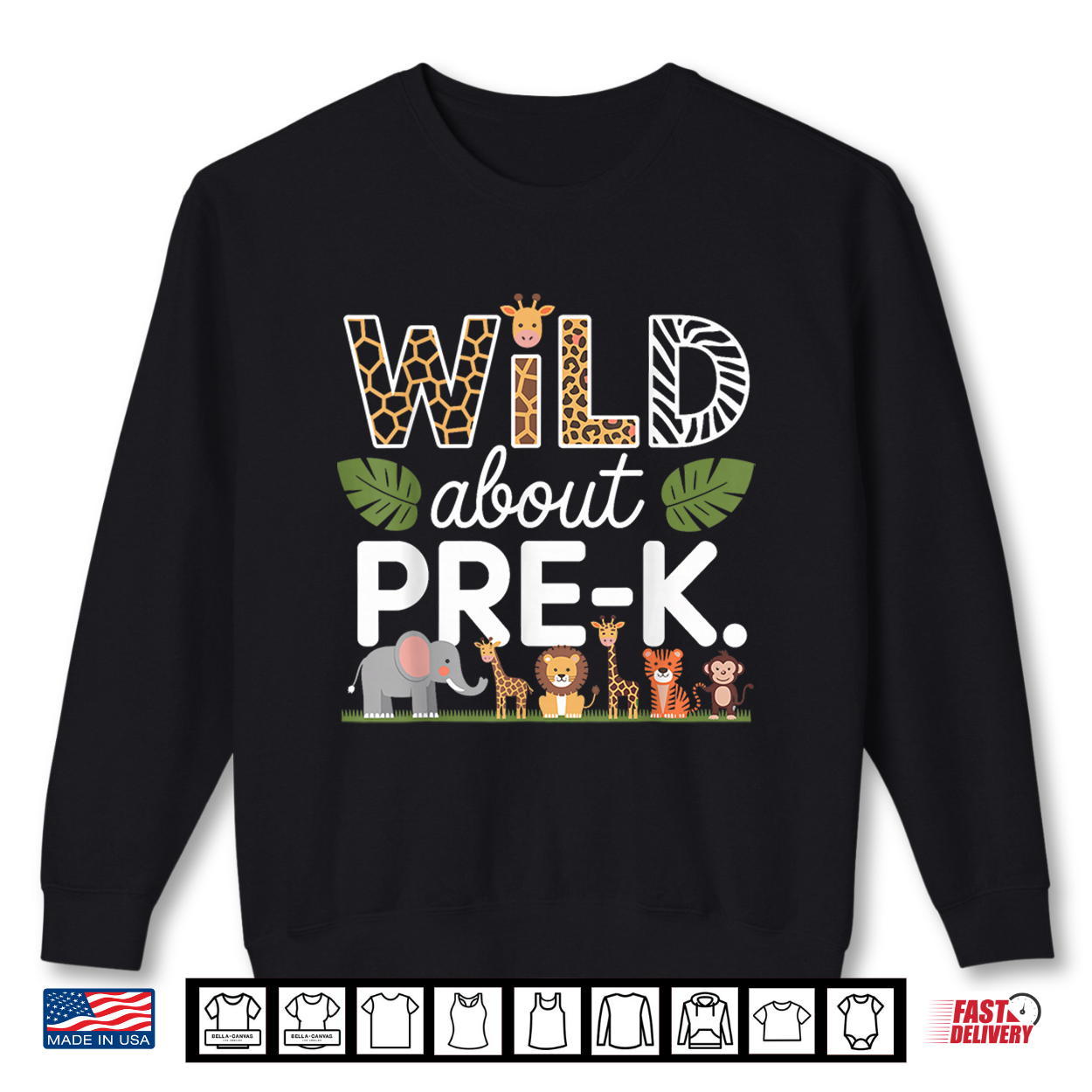 Wild About Pre K Teacher Student Back To School Shirt
