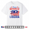Happy Independence Day Liberia 26Th Of July Liberian Flag Shirt