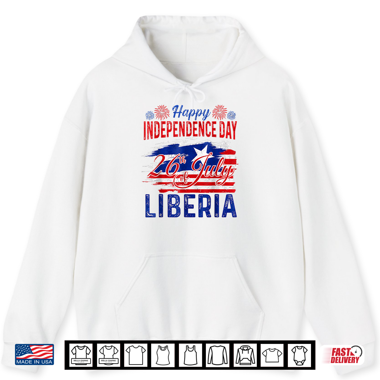 Happy Independence Day Liberia 26Th Of July Liberian Flag Shirt Happy Independence Day Liberia 26Th Of July Liberian Flag Shirt
