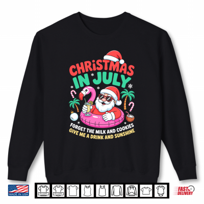 Christmas In July Matching Family Christmas Shirt 2 Sweatshirt Christmas In July Matching Family Christmas Shirt