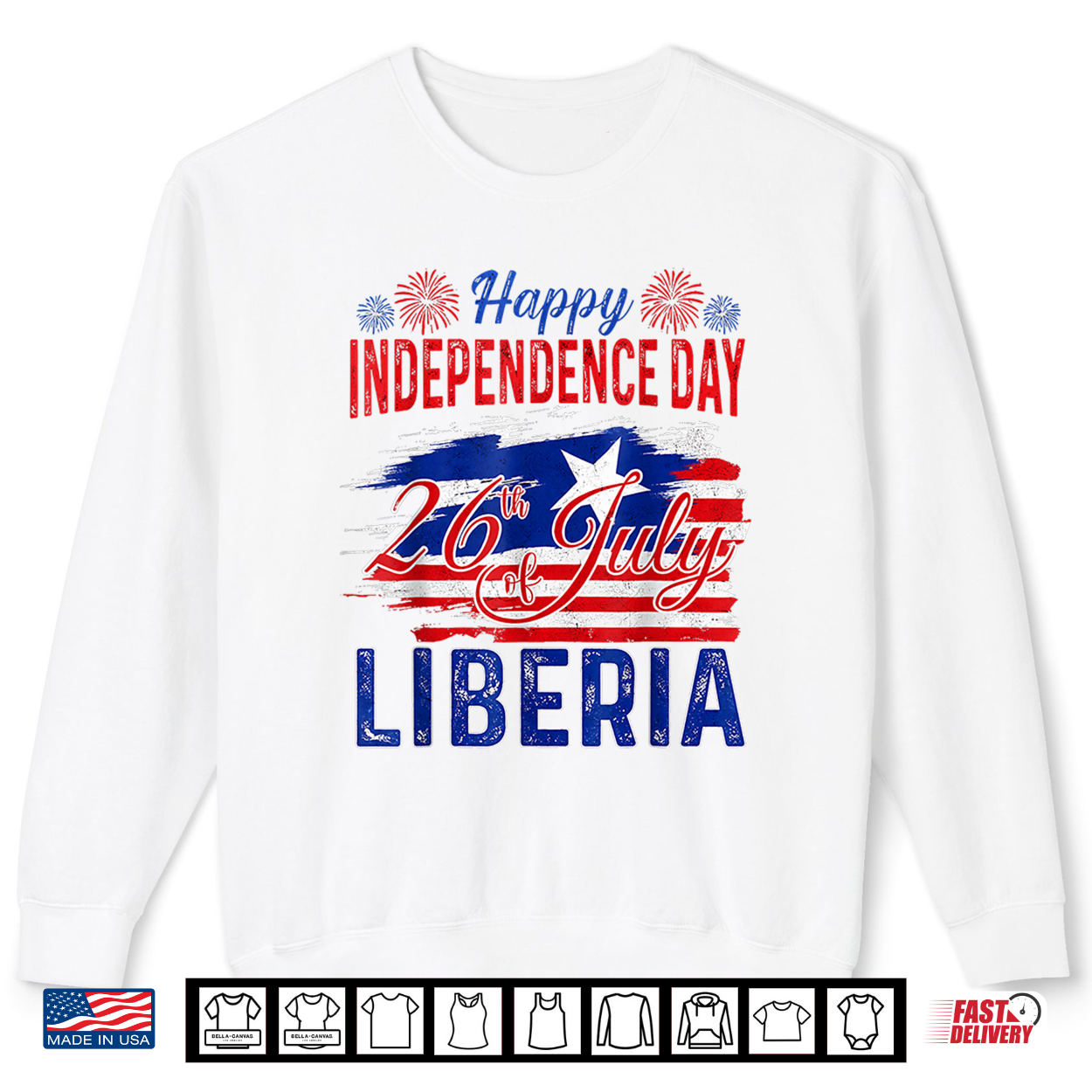 Happy Independence Day Liberia 26Th Of July Liberian Flag Shirt Happy Independence Day Liberia 26Th Of July Liberian Flag Shirt