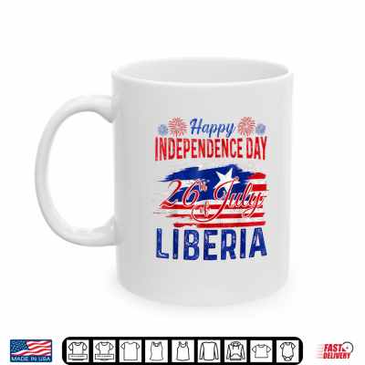 Happy Independence Day Liberia 26Th Of July Liberian Flag Shirt 3 Mug Happy Independence Day Liberia 26th Of July Liberian Flag Shirt