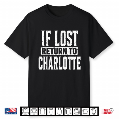 Funny If Lost Return To Charlotte Couple Matching Shirt