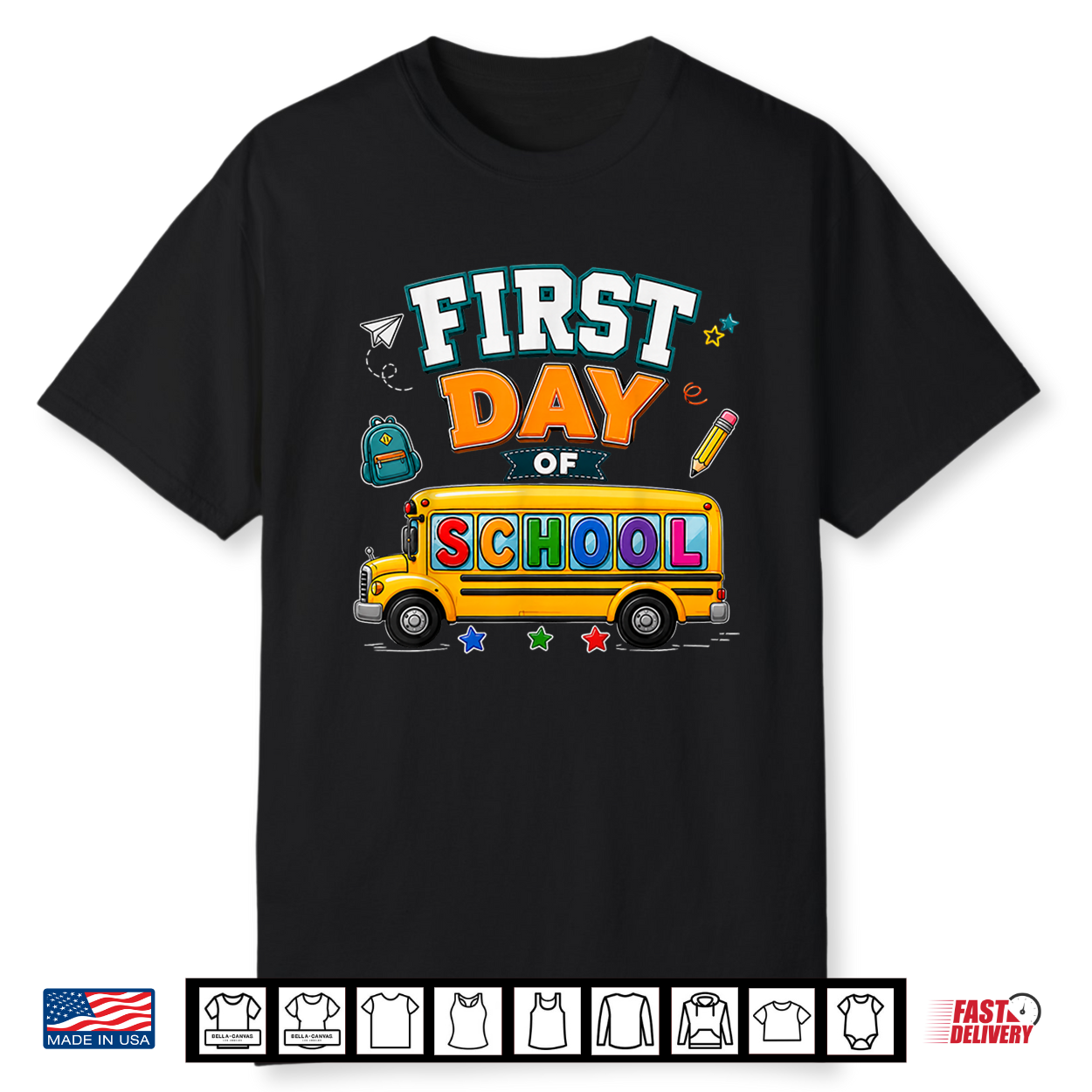 Funny First Day Of School Teacher Back To School Girls Boys Shirt Funny First Day Of School Teacher Back To School Girls Boys Shirt