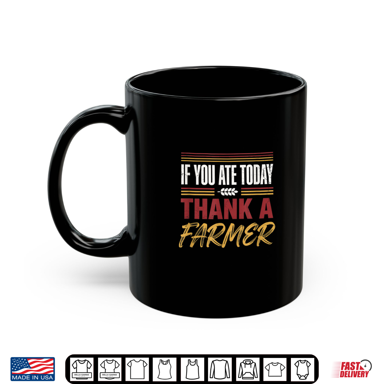 If You Ate Today Thank A Farmer Vintage Farming Lover Gift Shirt