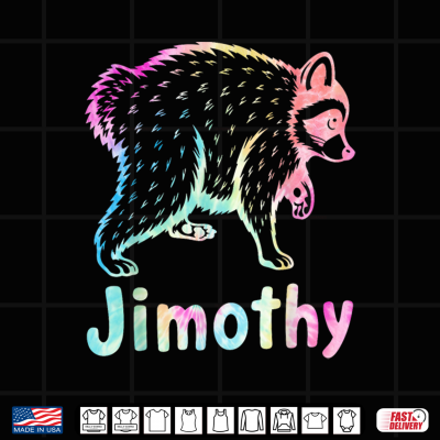 Design Jimothy Raccoon Meme Team Men Women Kids Shirt