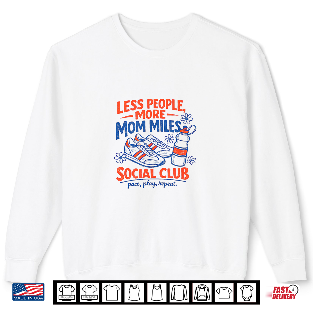 Less People More Mom Miles Running Club Shirt Less People More Mom Miles Running Club Shirt