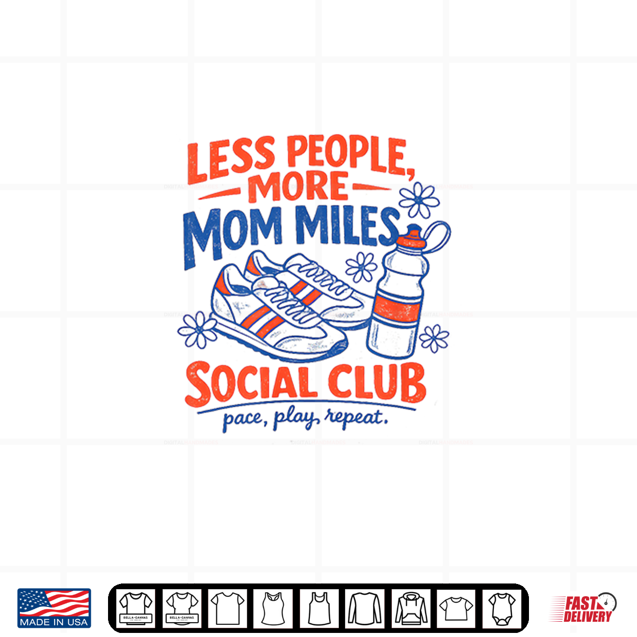 Less People More Mom Miles Running Club Shirt Less People More Mom Miles Running Club Shirt