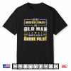 Mens Never Underestimate An Old Man Quadcopter Drones Drone Pilot Performance Shirt