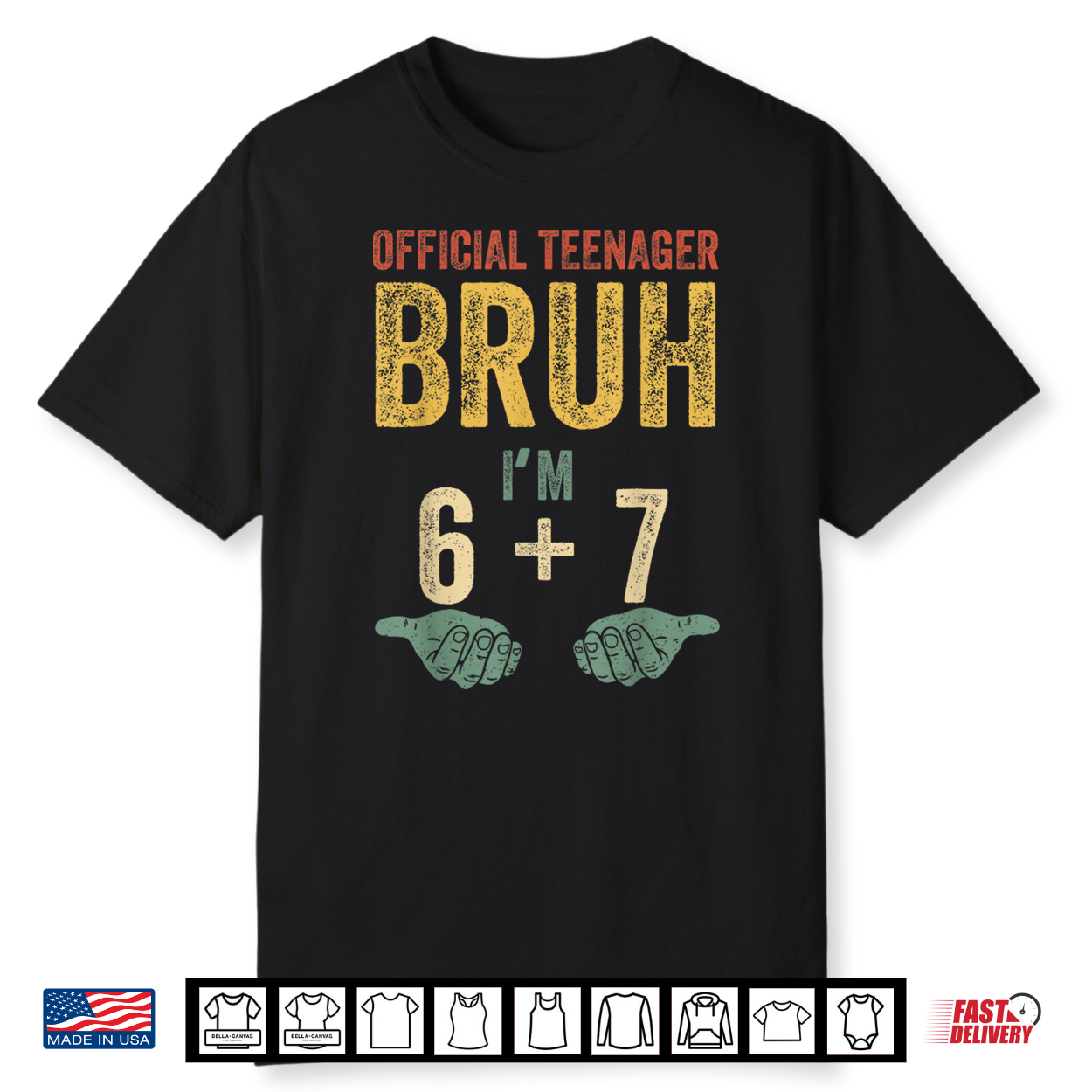 13Th Birthday It’S My 13 Bday Turning 13 Birthday Shirt