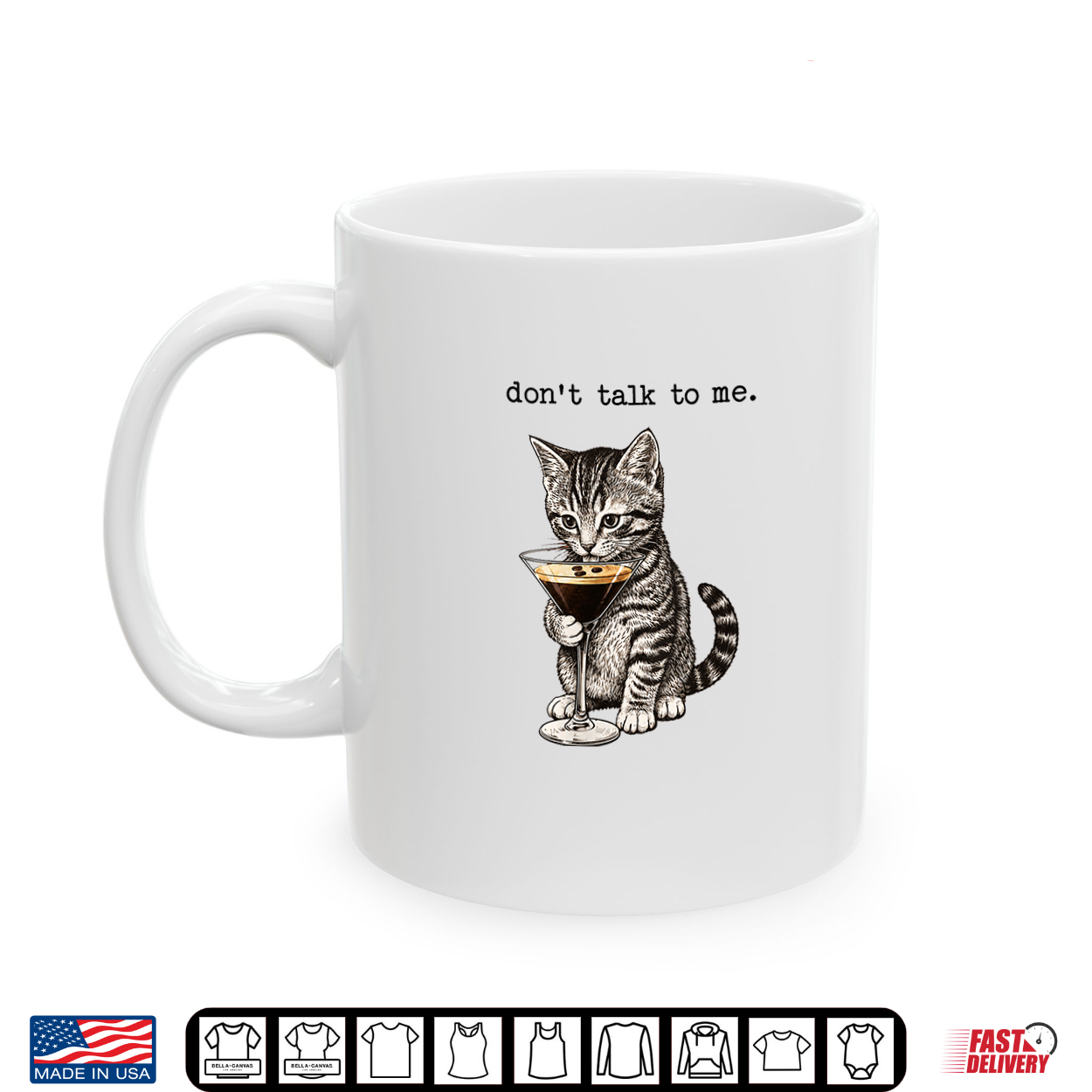 Don’T Talk To Me Cat Cocktail Sarcastic Humor Art Shirt Don’T Talk To Me Cat Cocktail Sarcastic Humor Art Shirt