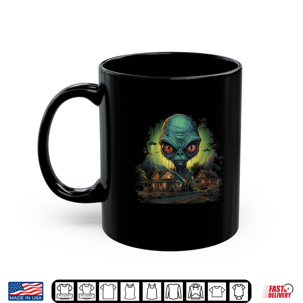 Giant Alien Head Ufo Invasion Sci Fi Extraterrestrial Shirt Giant Alien Head Ufo Invasion Sci Fi Extraterrestrial Shirt