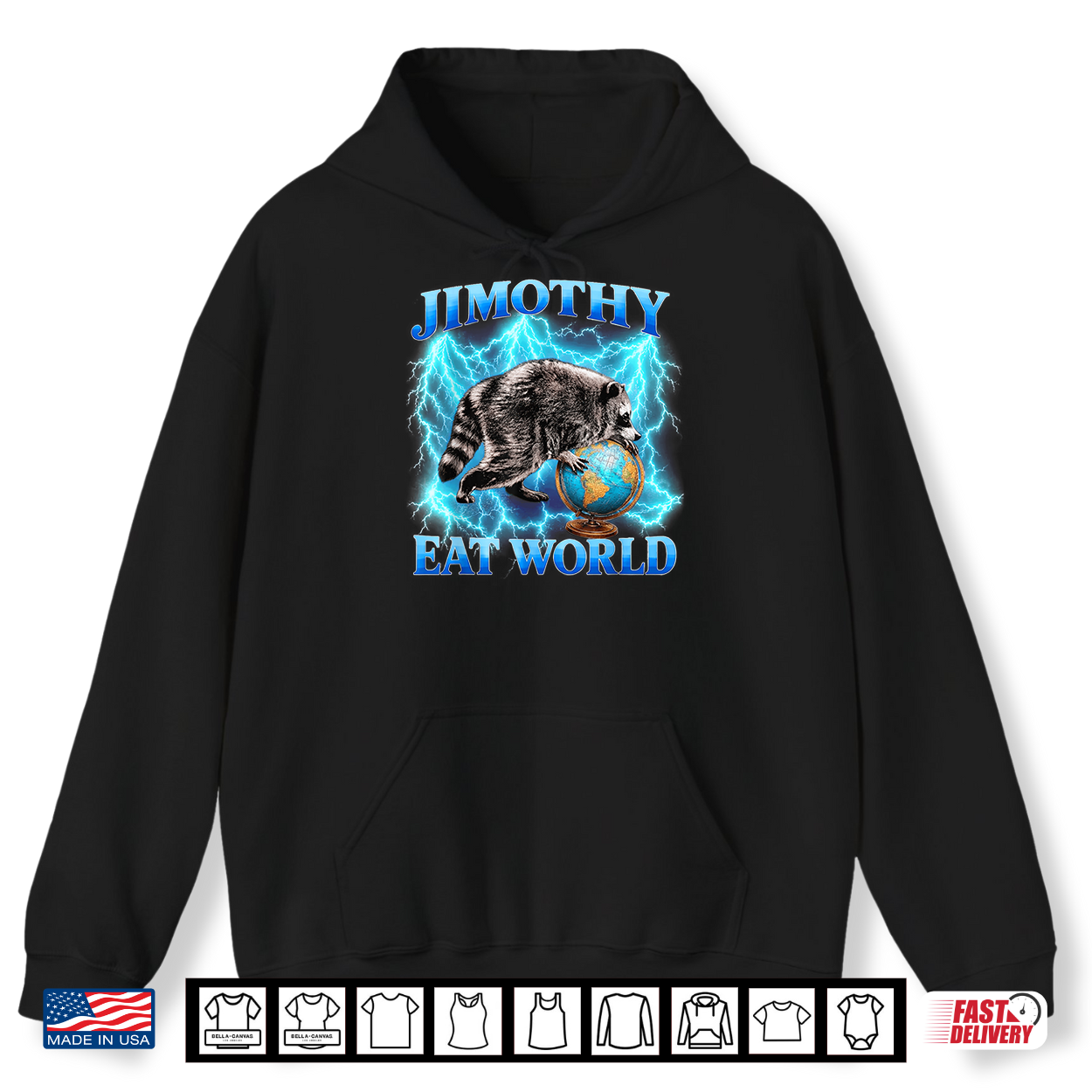 Jimothy Eat World Raccoon Viral Internet Memes Gen Z Shirt