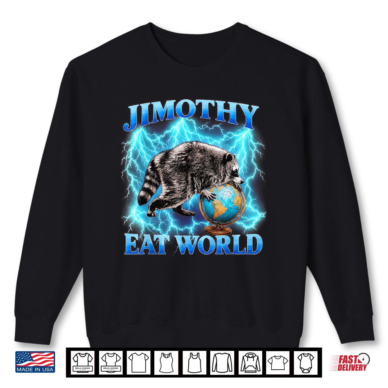 Jimothy Eat World Raccoon Viral Internet Memes Gen Z Shirt