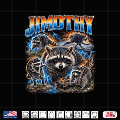 Jimothy Raccoon Seattle Meme Trash Panda Wildlife Shirt 4 Design Jimothy Raccoon Seattle Meme Trash Panda Wildlife Shirt