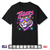 Tigers Spirit 80S Synthwave Neon Mascot Shirt