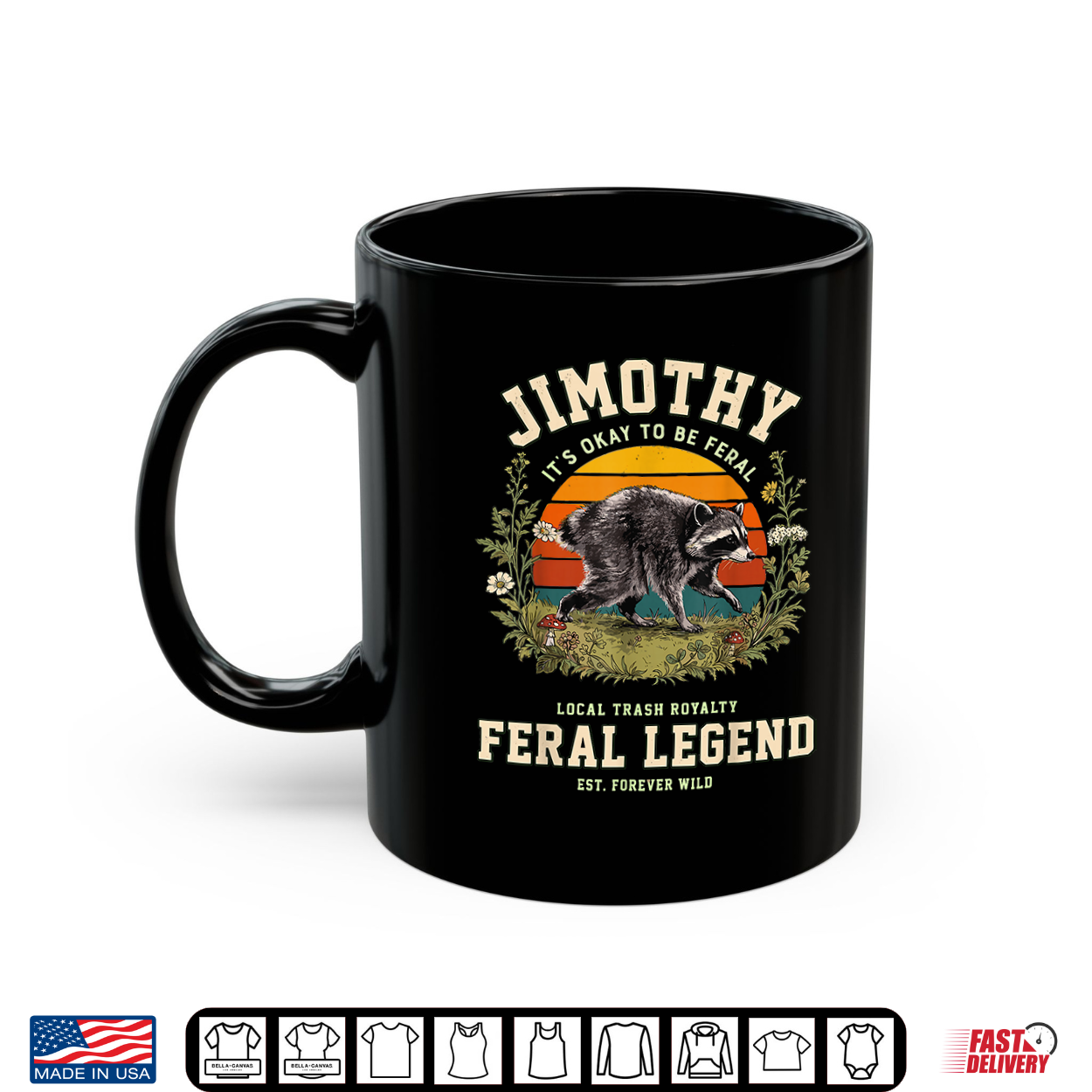 Jimothy Seattle Raccoon Feral Legend Cottagecore Meme Shirt