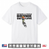 Lotus Alien Peace Sign Imagine A World Drunk On Love Shirt