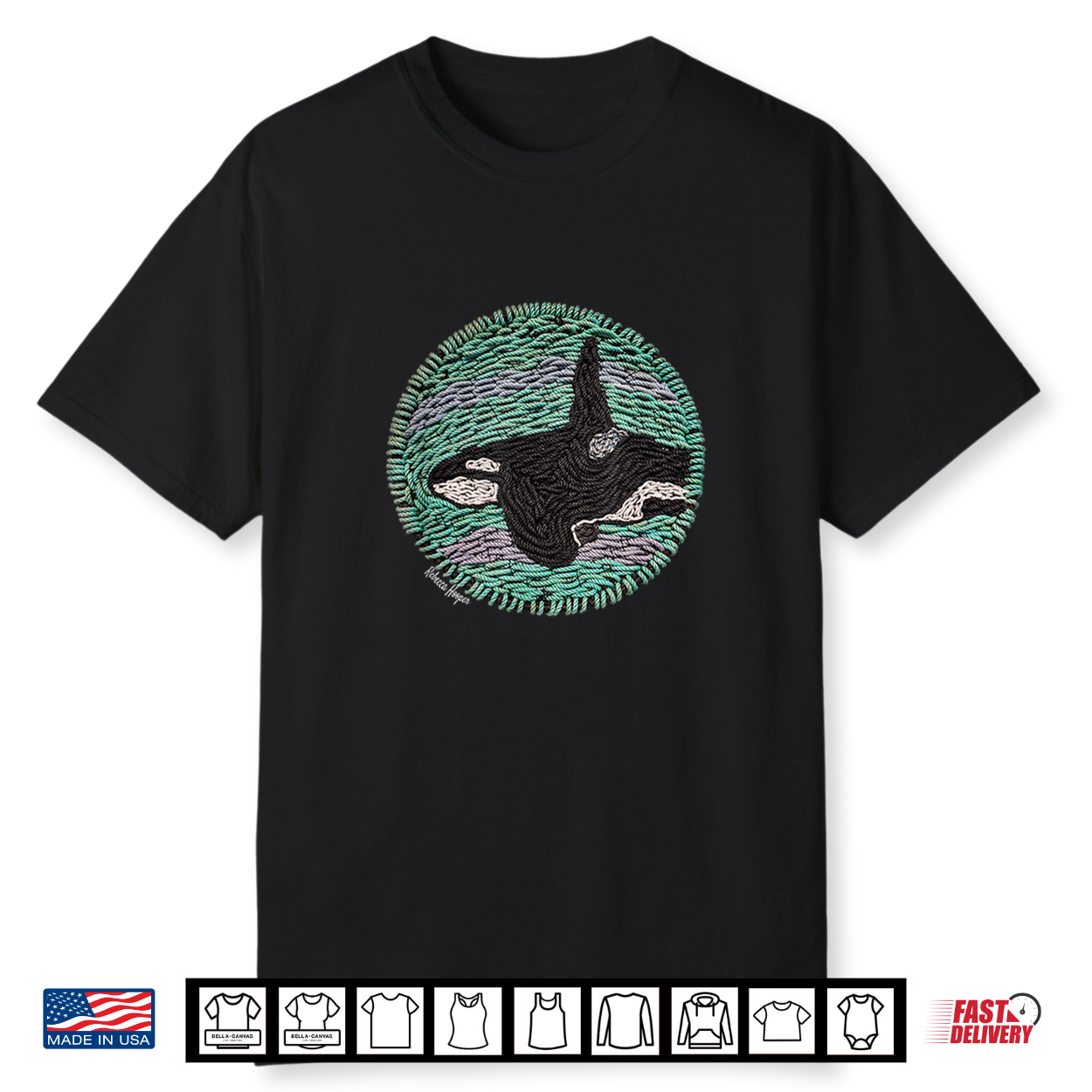 Orca Killer Whale Coastal Marine Art By Rebecca Hooper Shirt Orca Killer Whale Coastal Marine Art By Rebecca Hooper Shirt