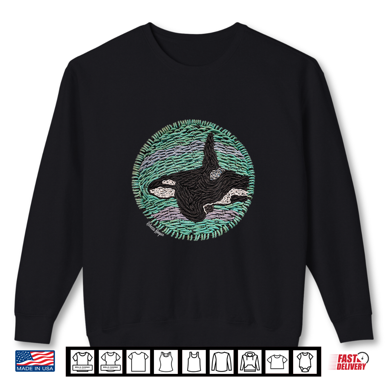Orca Killer Whale Coastal Marine Art By Rebecca Hooper Shirt Orca Killer Whale Coastal Marine Art By Rebecca Hooper Shirt