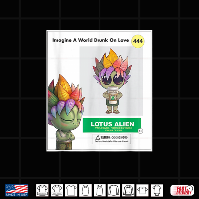 Design Lotus Alien Toy Shirt