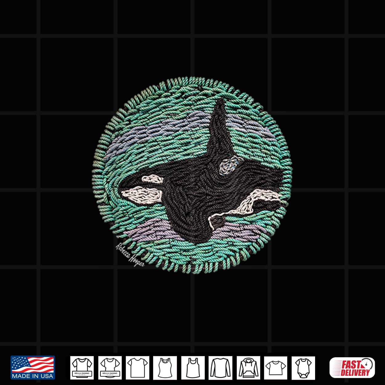 Orca Killer Whale Coastal Marine Art By Rebecca Hooper Shirt Orca Killer Whale Coastal Marine Art By Rebecca Hooper Shirt
