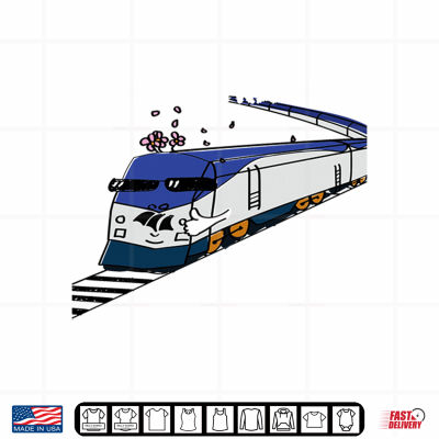 Design Train Themed Railway Amtrak Road Trip Rail Starlight Shirt