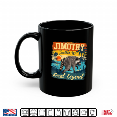 Mug Vintage Jimothy Raccoon Feral Legend Wildlife Viral Meme Shirt