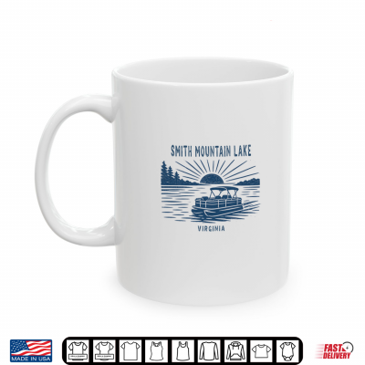 Mug Vintage Smith Mountain Lake Virginia Outdoors Vacation Shirt