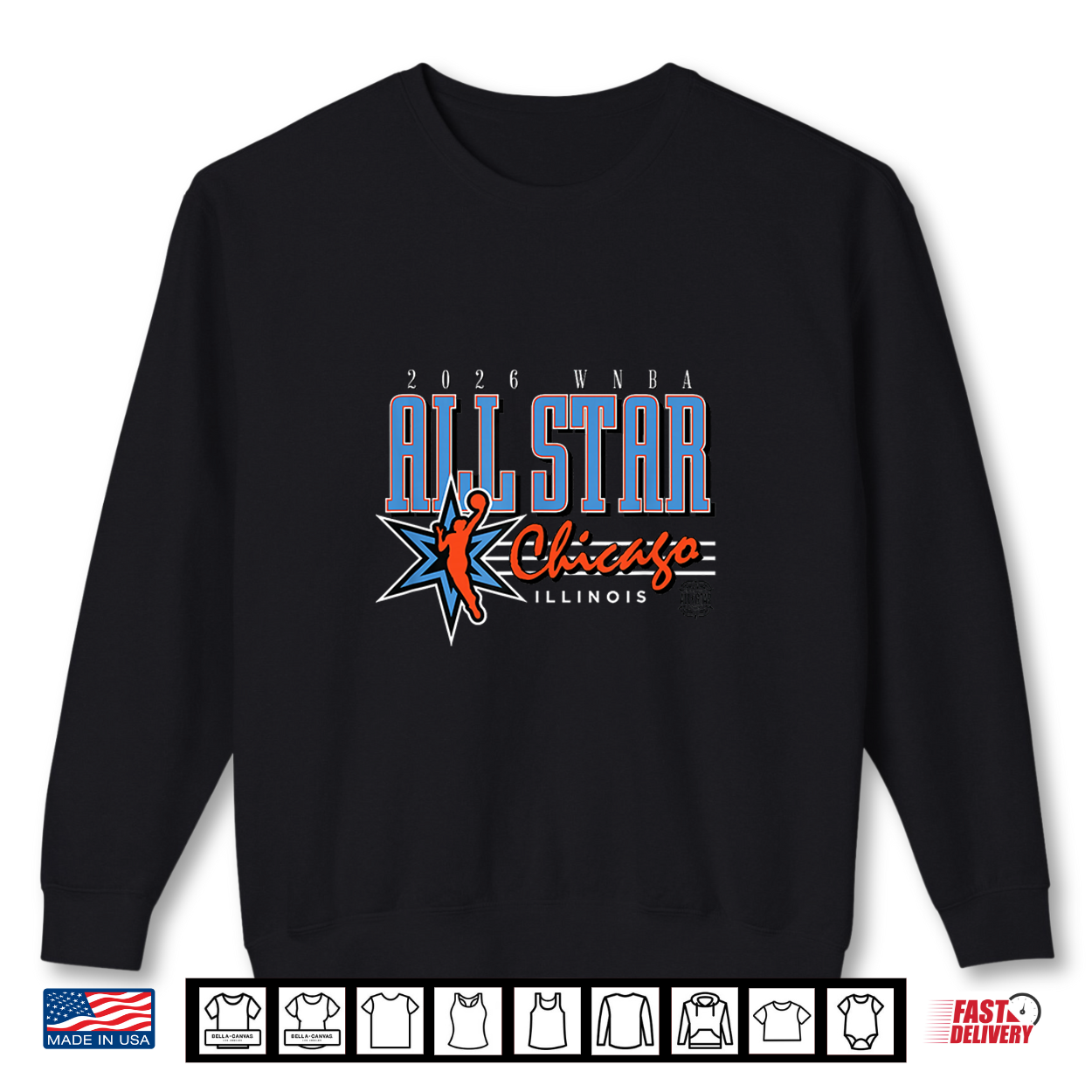 Wnba 2026 All Star Hang Time Shirt Wnba 2026 All Star Hang Time Shirt