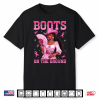 Boots On The Ground Breast Cancer Awareness Western Cowgirl Shirt