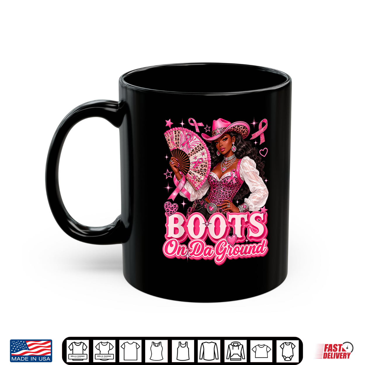 Boots On The Ground Howdy Breast Cancer Pink Western Cowgirl Shirt Boots On The Ground Howdy Breast Cancer Pink Western Cowgirl Shirt