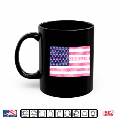 Cancer Is A Strong Battle Patriotic Breast Cancer Awareness Shirt 3 Mug Cancer Is A Strong Battle Patriotic Breast Cancer Awareness Shirt