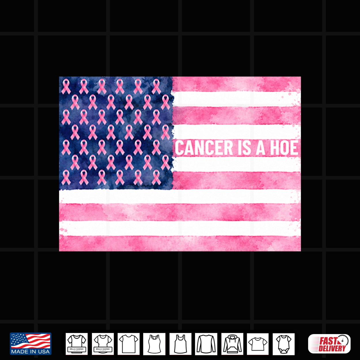 Cancer Is A Strong Battle Patriotic Breast Cancer Awareness Shirt Cancer Is A Strong Battle Patriotic Breast Cancer Awareness Shirt