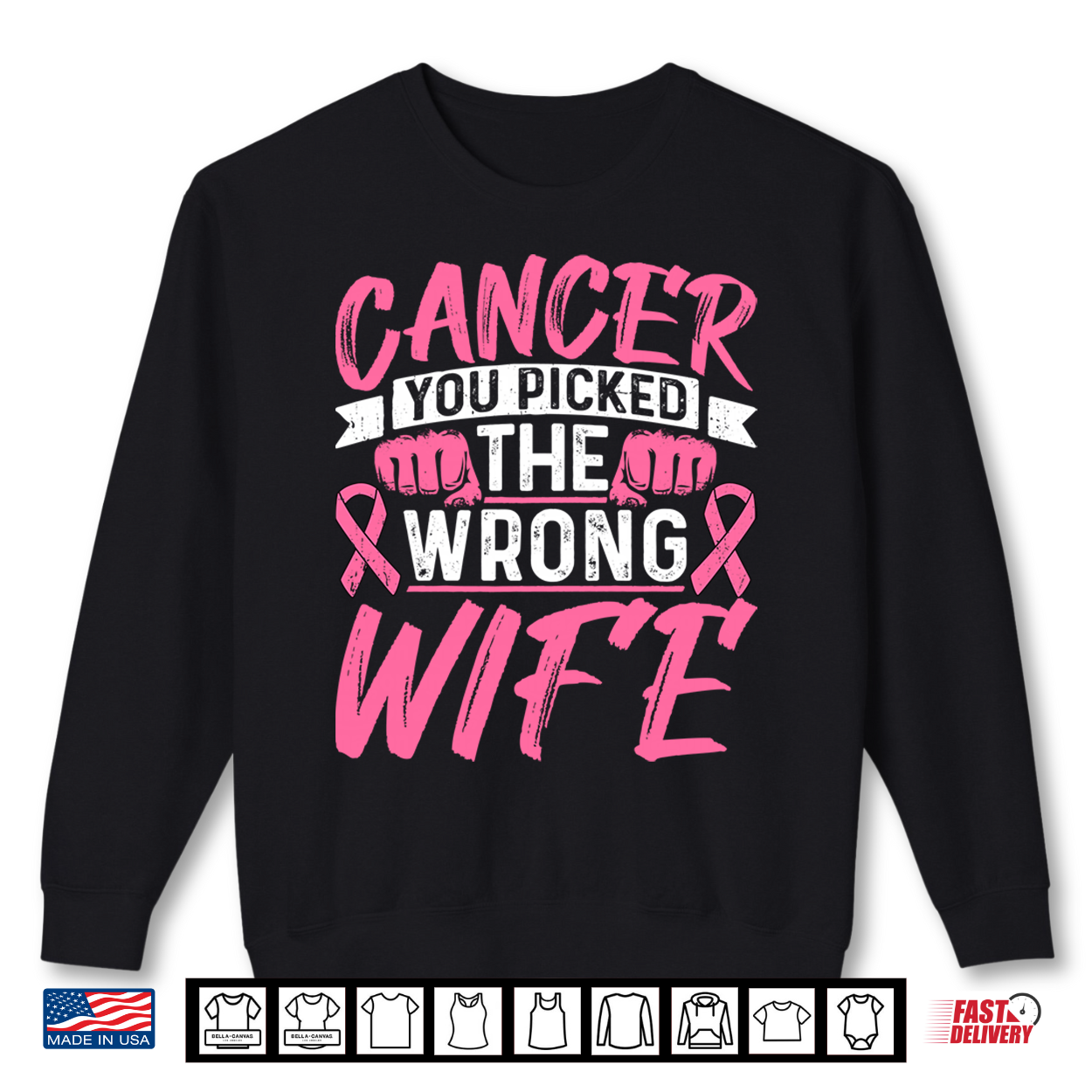 Cancer You Pick The Wrong Spouse Breast Cancer Awareness Shirt
