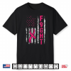 Fight Usa Flag Breast Cancer Awareness Patriotic Pink Ribbon Shirt