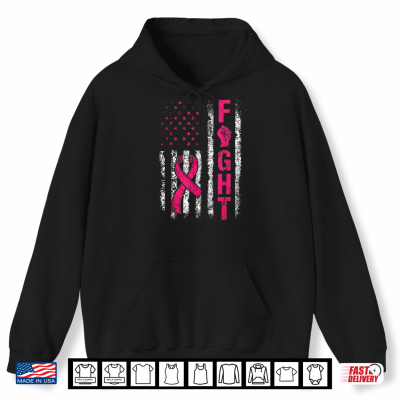 Fight Usa Flag Breast Cancer Awareness Patriotic Pink Ribbon Shirt 1 Hoodie Fight Usa Flag Breast Cancer Awareness Patriotic Pink Ribbon Shirt